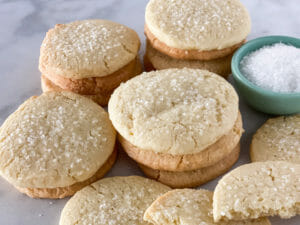 Sugar Icebox Cookies Made With Cake Flour
