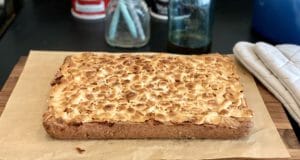 S'mores Blondies Made With Cake Flour