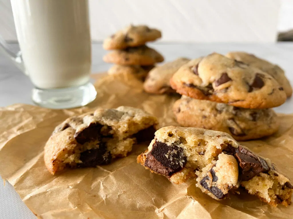 Thick and Chewy Chocolate Chip Cookie Recipe - One Sweet Appetite