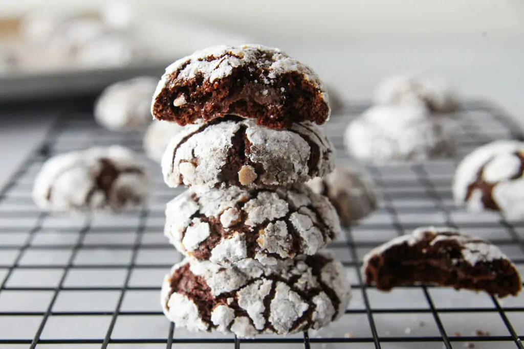 Chocolate Crinkle Cookies - NatashasKitchen.com