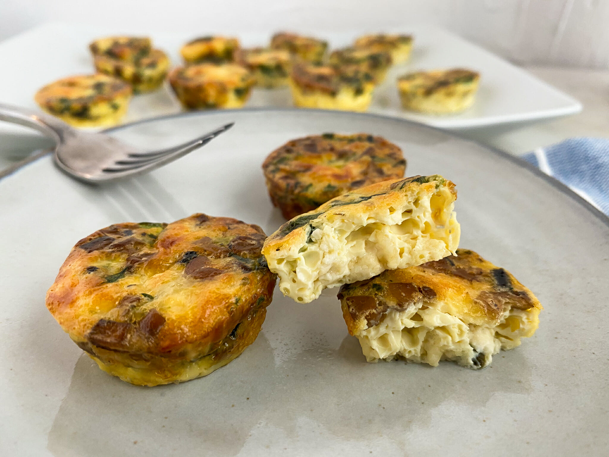 Mushroom, Spinach and Feta Mini Quiches Swans Down Cake Flour