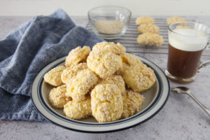 Sesame Seed Cookies Made With Cake Flour