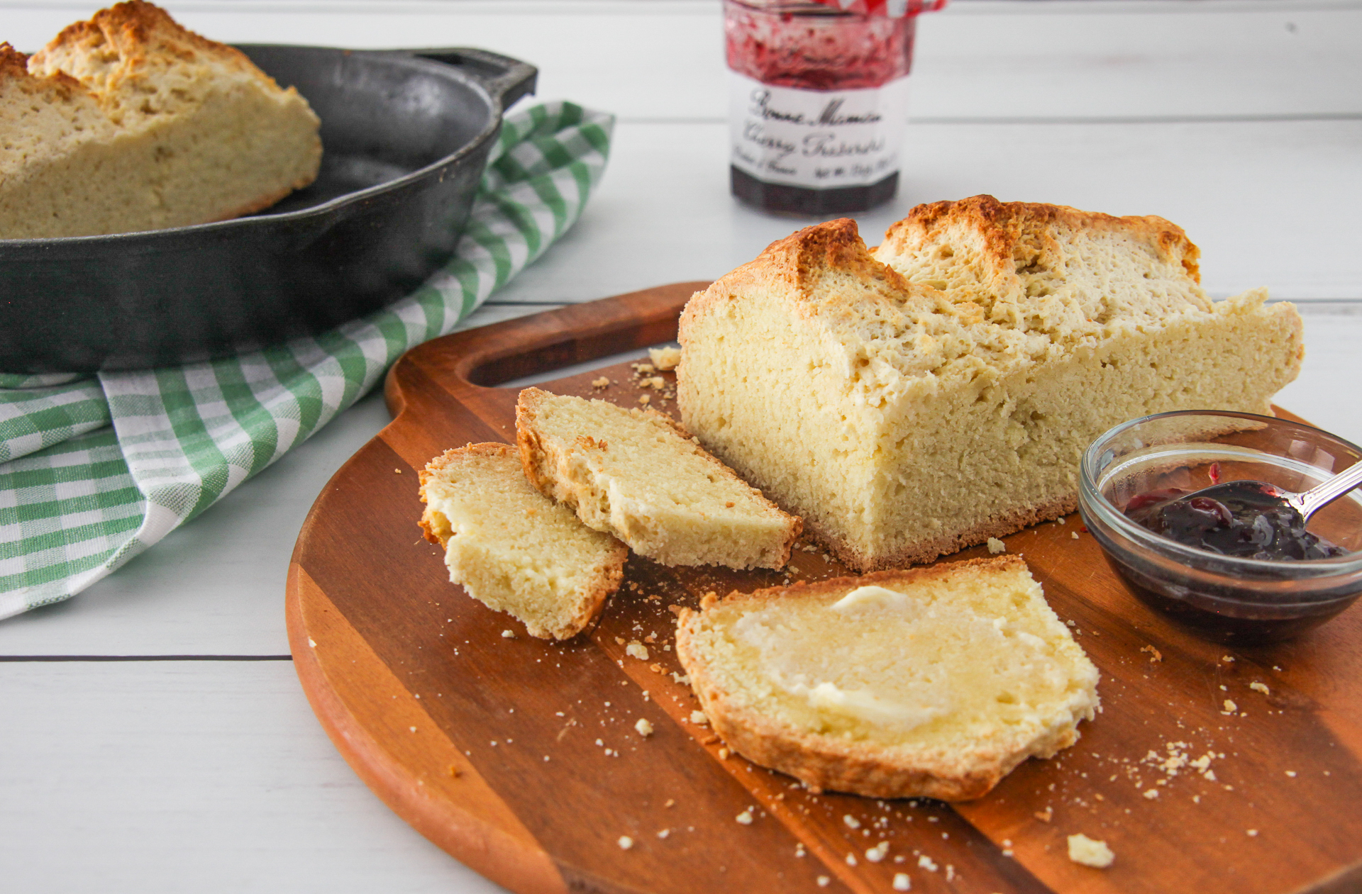 Loaf Of Irish Soda Bread Made With Cake Flour