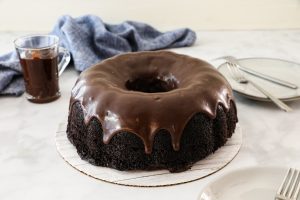 A whole Chocolate Bundt Cake from Bros That Bundt