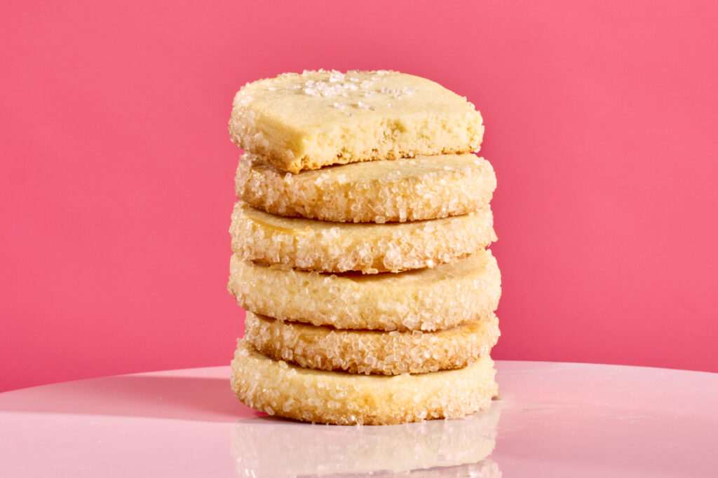 Buttery shortbread cookies made with Swans Down Cake Flour