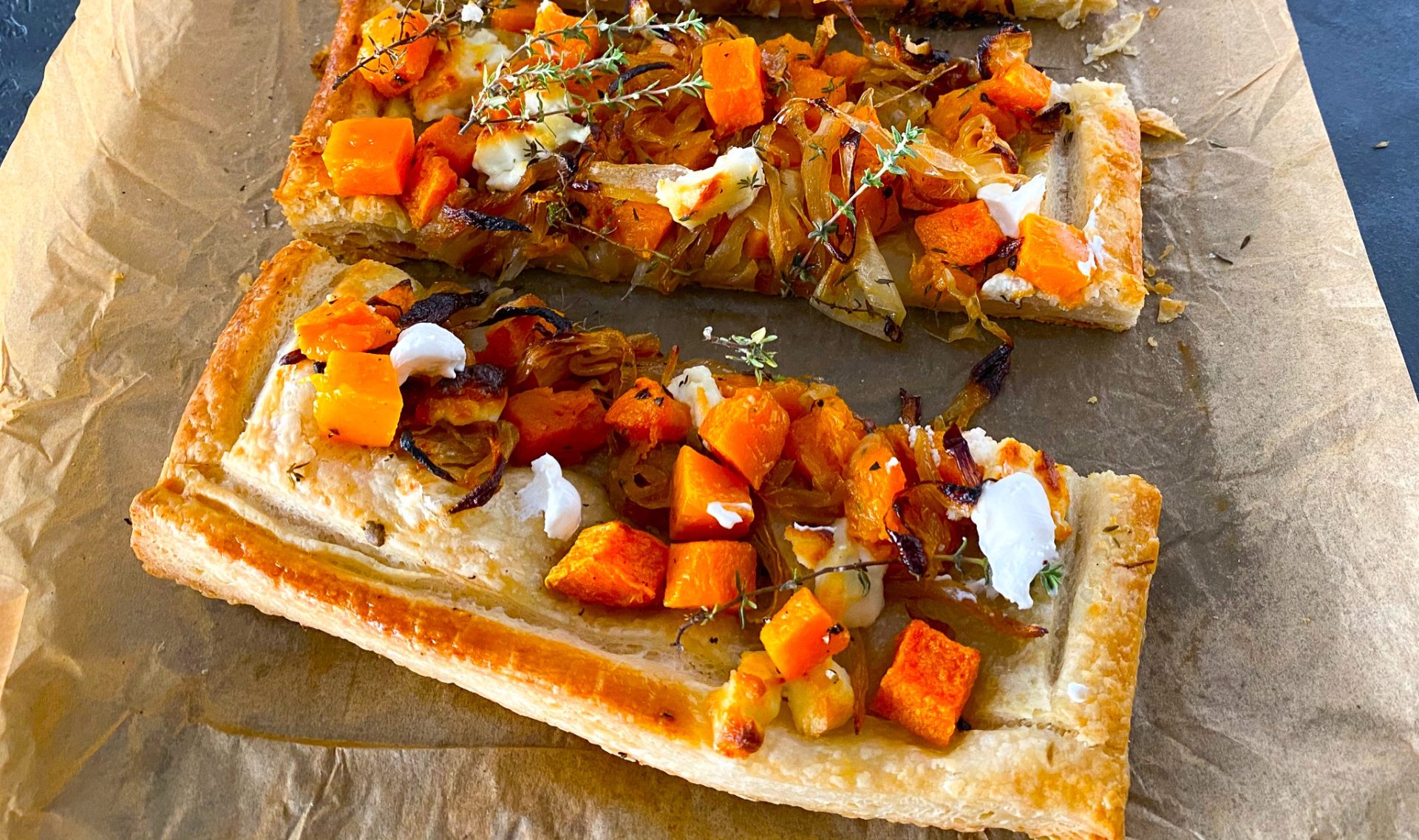 butternut squash tart